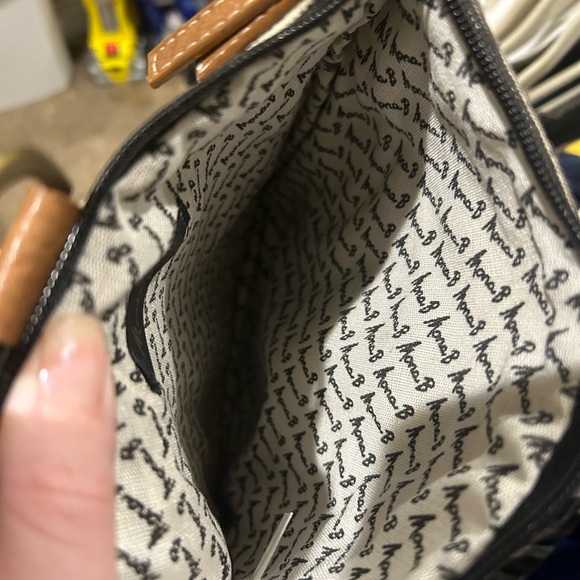 "Never Stop Wandering" Crossbody w Brown Strap NWOT - Picture 3 of 3